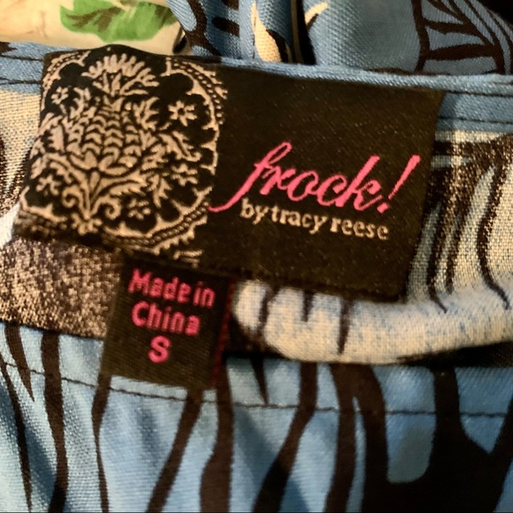 Tracy Reese silk tiered dress with sash - Picture 6 of 6